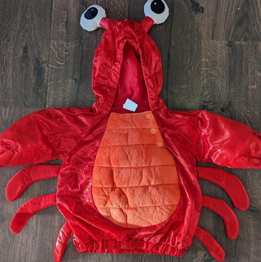 Hyde & Eek infant lobster crab costume, size 6-12 months
